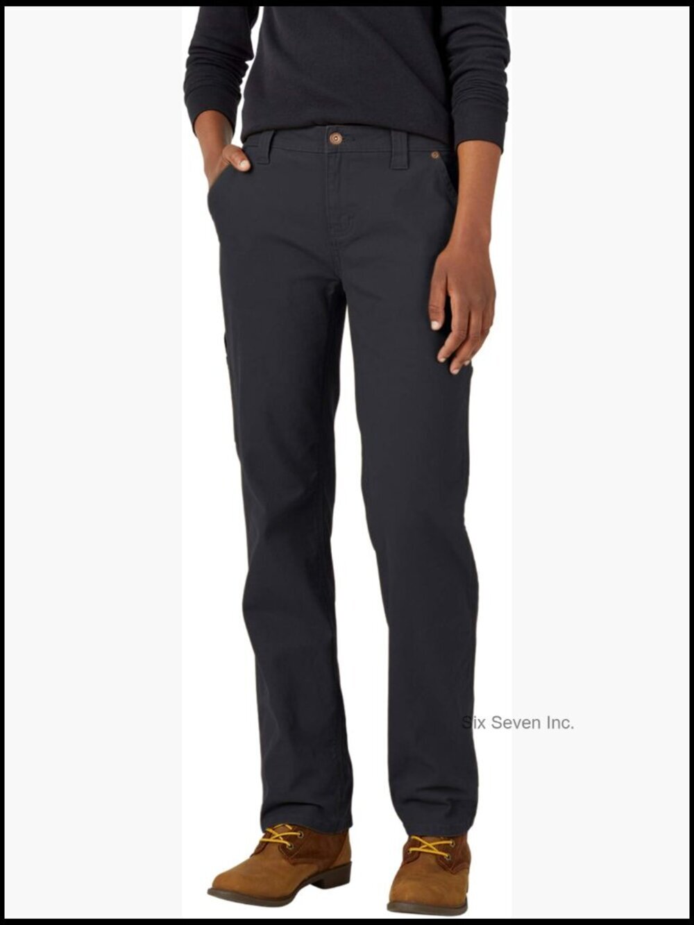 Relaxed Straight Carpenter Duck Pants Stretch 7 Pockets